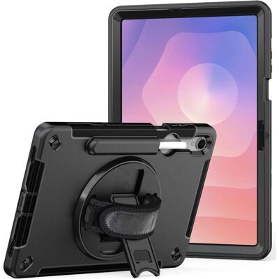 JT Berlin Rugged Kickstand & Handstrap Case (Samsung Galaxy Tab S11), Tablet Hülle, Schwarz JT Berlin Rugged Kickstand & Handstrap Case (Samsung Galaxy Tab S11), Tablet Hülle, Schwarz