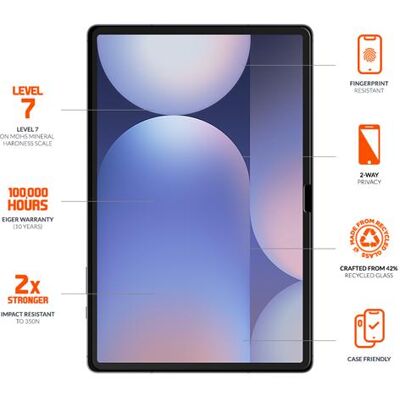 Eiger Privacy Sichtschutz-Glas Standard Fit Mountain Glass Tablet Black (1 Stk., Samsung Galaxy Tab S7, Samsung Galaxy Tab S8, Samsung Galaxy Tab S9, Samsung Galaxy Tab S9 FE), Tablet Schutzfolie Eiger Privacy Sichtschutz-Glas Standard Fit Mountain Glass Tablet Black (1 Stk., Samsung Galaxy Tab S7, Samsung Galaxy Tab S8, Samsung Galaxy Tab S9, Samsung Galaxy Tab S9 FE), Tablet Schutzfolie