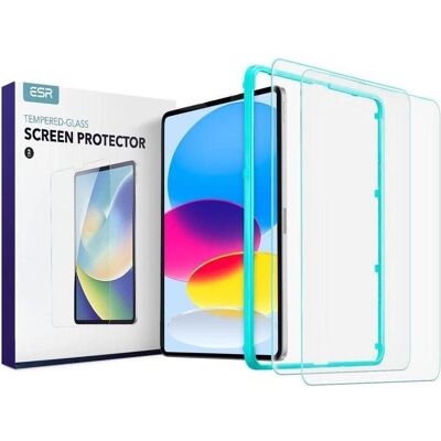 ESR TEMPERED GLASS TEMPERED GLASS 2-PACK IPAD 10.9 2022 CLEAR (2 Stk., Apple iPad 2022 (10. Gen)), Tablet Schutzfolie ESR TEMPERED GLASS TEMPERED GLASS 2-PACK IPAD 10.9 2022 CLEAR (2 Stk., Apple iPad 2022 (10. Gen)), Tablet Schutzfolie