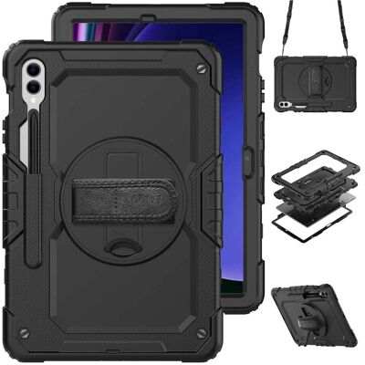 Accezz SH00067827 (Samsung Galaxy Tab S9+), Tablet Hülle, Schwarz Accezz SH00067827 (Samsung Galaxy Tab S9+), Tablet Hülle, Schwarz