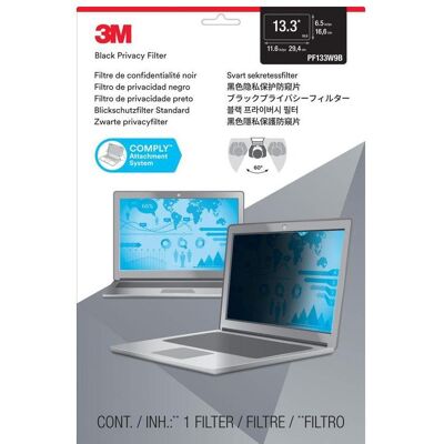 3M ™ Privacy Filters for Laptops with ™ COMPLY™ Flip Attach (13.31", 16:9), Notebook Schutzfolie 3M ™ Privacy Filters for Laptops with ™ COMPLY™ Flip Attach (13.31", 16:9), Notebook Schutzfolie