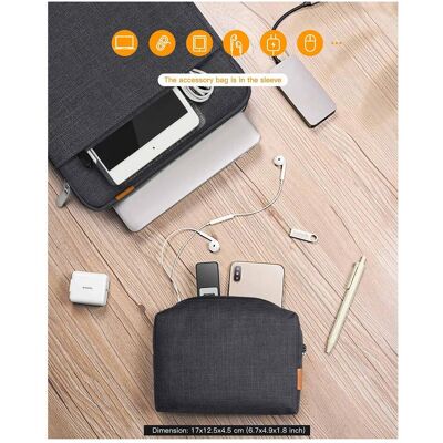 Inateck LB01006-13S (13", Apple), Notebooktasche, Schwarz Inateck LB01006-13S (13", Apple), Notebooktasche, Schwarz