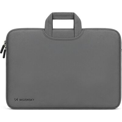 Wozinsky WNT-17G 17,3"-Laptoptasche mit ausziehbarem Neoprengriff – Grau (17.30"), Notebooktasche, Grau, Silber Wozinsky WNT-17G 17,3"-Laptoptasche mit ausziehbarem Neoprengriff – Grau (17.30"), Notebooktasche, Grau, Silber