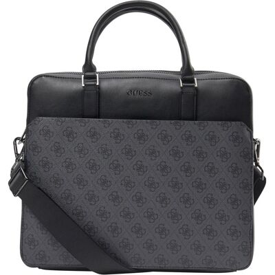 Guess Vezzola, Polyurethane, Textile Briefcase, Computer, Black, 35 x 29 x, Notebooktasche, Schwarz Guess Vezzola, Polyurethane, Textile Briefcase, Computer, Black, 35 x 29 x, Notebooktasche, Schwarz