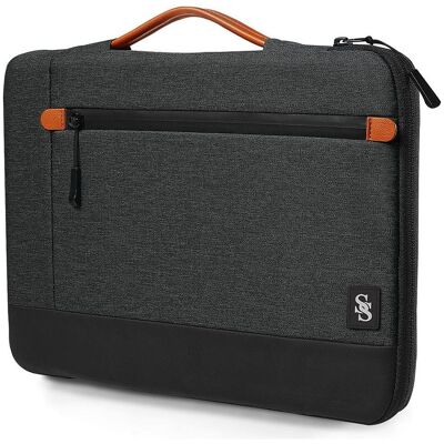 Uniq Seine Scene Seine Scene laptop bag - Dijon sleeve 16" - black (16"), Notebooktasche, Schwarz Uniq Seine Scene Seine Scene laptop bag - Dijon sleeve 16" - black (16"), Notebooktasche, Schwarz