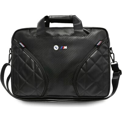 BMW Bag Carbon Pockets & Metal Logo 16" black (16"), Notebooktasche, Schwarz BMW Bag Carbon Pockets & Metal Logo 16" black (16"), Notebooktasche, Schwarz