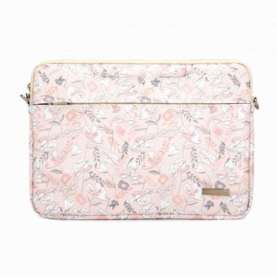 iLike 13-14 Inches Fabric Laptop Bag With Strap Flower (14"), Notebooktasche, Pink iLike 13-14 Inches Fabric Laptop Bag With Strap Flower (14"), Notebooktasche, Pink