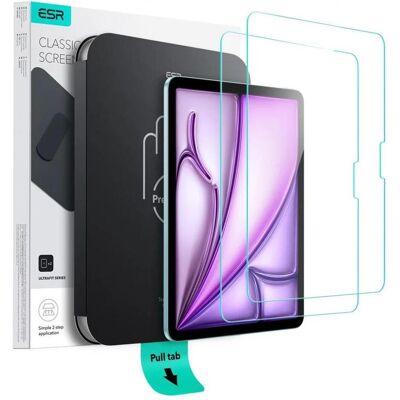 ESR UltraFit Tempered Glass 2-pack for iPad Air 11 6 / 7 (2024 / 2025) (2 Stk., Apple iPad Air 11 2024, Apple iPad Air 11 2025, Apple iPad Air 11 2026), Tablet Schutzfolie ESR UltraFit Tempered Glass 2-pack for iPad Air 11 6 / 7 (2024 / 2025) (2 Stk., Apple iPad Air 11 2024, Apple iPad Air 11 2025, Apple iPad Air 11 2026), Tablet Schutzfolie