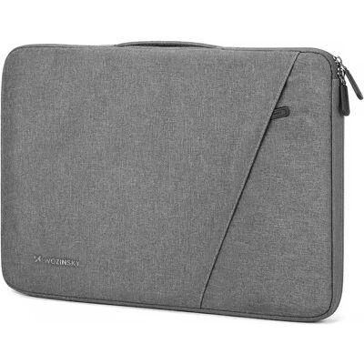 Wozinsky WTNP-17G 17"-Laptoptasche mit ausziehbarem Griff – Grau (17"), Notebooktasche, Grau, Silber Wozinsky WTNP-17G 17"-Laptoptasche mit ausziehbarem Griff – Grau (17"), Notebooktasche, Grau, Silber