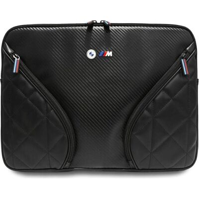 BMW Bag Carbon Pockets & Metal Logo Sleeve 16" black (16"), Notebooktasche, Schwarz BMW Bag Carbon Pockets & Metal Logo Sleeve 16" black (16"), Notebooktasche, Schwarz