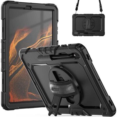 Accezz SH00063451 (Samsung Galaxy Tab S7+, Samsung Galaxy Tab S8+), Tablet Hülle, Schwarz Accezz SH00063451 (Samsung Galaxy Tab S7+, Samsung Galaxy Tab S8+), Tablet Hülle, Schwarz