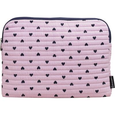 Exacompta Laptophülle 13-14" Herzen (14"), Notebooktasche, Violett Exacompta Laptophülle 13-14" Herzen (14"), Notebooktasche, Violett