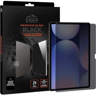Eiger Privacy Sichtschutz-Glas Standard Fit Mountain Glass Tablet Black (1 Stk., Samsung Galaxy Tab S7, Samsung Galaxy Tab S8, Samsung Galaxy Tab S9, Samsung Galaxy Tab S9 FE), Tablet Schutzfolie Eiger Privacy Sichtschutz-Glas Standard Fit Mountain Glass Tablet Black (1 Stk., Samsung Galaxy Tab S7, Samsung Galaxy Tab S8, Samsung Galaxy Tab S9, Samsung Galaxy Tab S9 FE), Tablet Schutzfolie