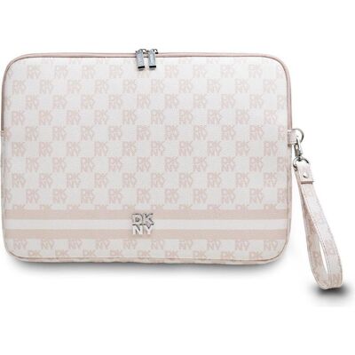 DKNY Pink 13/14 Zoll Notebooktasche Karo & Streifen DKNY Pink 13/14 Zoll Notebooktasche Karo & Streifen