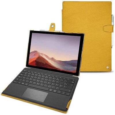 Noreve Lederschutzhülle (Microsoft Surface Pro 7), Tablet Hülle, Gelb Noreve Lederschutzhülle (Microsoft Surface Pro 7), Tablet Hülle, Gelb