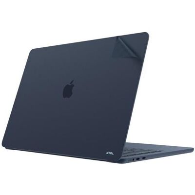 JCPAL Etui MacGuard 2in1 Skin Set - Folia do MacBook Air 13" M2 Midnight (13", Apple), Notebooktasche, Schwarz JCPAL Etui MacGuard 2in1 Skin Set - Folia do MacBook Air 13" M2 Midnight (13", Apple), Notebooktasche, Schwarz
