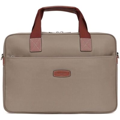 Hexagona A4 Briefpase Laptop -Tasche S Taupe (14"), Notebooktasche, Braun Hexagona A4 Briefpase Laptop -Tasche S Taupe (14"), Notebooktasche, Braun