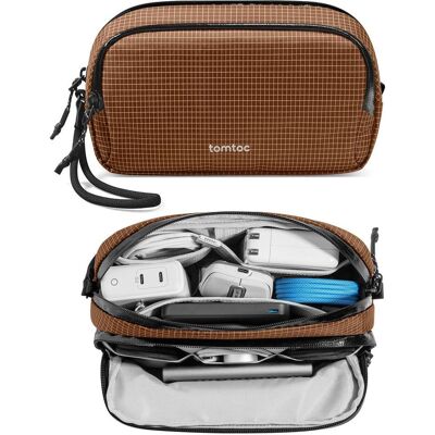 tomtoc Light-T12 Accessory Bag, brown, Notebooktasche, Braun tomtoc Light-T12 Accessory Bag, brown, Notebooktasche, Braun