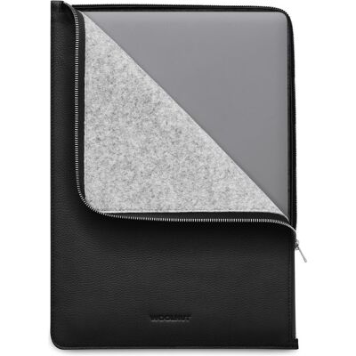 Woolnut Leather Folio -suojatasku 16" MacBook Pro, musta (16", Apple), Notebooktasche, Schwarz Woolnut Leather Folio -suojatasku 16" MacBook Pro, musta (16", Apple), Notebooktasche, Schwarz