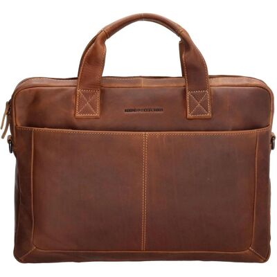 HIDE & Stitches Japura laptoptas 15.6 inch cognac (15.60"), Notebooktasche, Braun HIDE & Stitches Japura laptoptas 15.6 inch cognac (15.60"), Notebooktasche, Braun