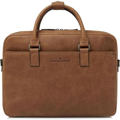 Castelijn & Beerens Carisma Aktentasche Leder 40 cm Laptopfach (17"), Notebooktasche, Braun Castelijn & Beerens Carisma Aktentasche Leder 40 cm Laptopfach (17"), Notebooktasche, Braun