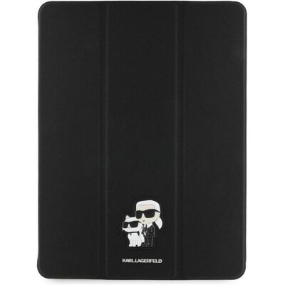 Karl Lagerfeld Saffiano Magnetic Karl & Choupette iPad Air 13 2024 Book Cover Case - Black (Apple iPad Air 13 2024), Tablet Hülle, Schwarz Karl Lagerfeld Saffiano Magnetic Karl & Choupette iPad Air 13 2024 Book Cover Case - Black (Apple iPad Air 13 2024), Tablet Hülle, Schwarz