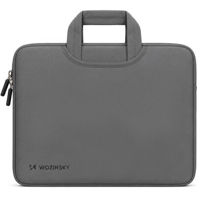 Wozinsky WNT-13G Laptoptasche (13-14 Zoll) mit ausziehbarem Neoprengriff – Grau (14", Universal), Notebooktasche, Silber, Grau Wozinsky WNT-13G Laptoptasche (13-14 Zoll) mit ausziehbarem Neoprengriff – Grau (14", Universal), Notebooktasche, Silber, Grau