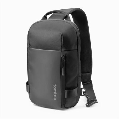 tomtoc - Crossbody Sling Bag (T24S1D1) - with Multiple Pockets, 7l, 11 inch - Black (Apple iPad Pro 11 2021, Huawei MatePad Pro 11 (2022)), Tablet Hülle, Schwarz tomtoc - Crossbody Sling Bag (T24S1D1) - with Multiple Pockets, 7l, 11 inch - Black (Apple iPad Pro 11 2021, Huawei MatePad Pro 11 (2022)), Tablet Hülle, Schwarz
