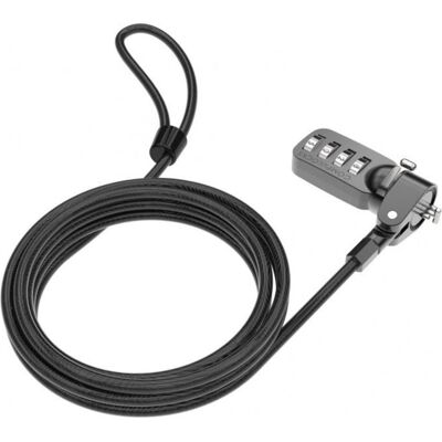 Compulocks Universal Laptop Security Cable T-bar, Notebook Security, Schwarz Compulocks Universal Laptop Security Cable T-bar, Notebook Security, Schwarz