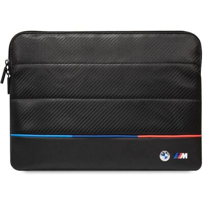 BMW Sleeve BMCS16PUCARTCBK 16" black/black Carbon Tricolor (16"), Notebooktasche, Schwarz BMW Sleeve BMCS16PUCARTCBK 16" black/black Carbon Tricolor (16"), Notebooktasche, Schwarz