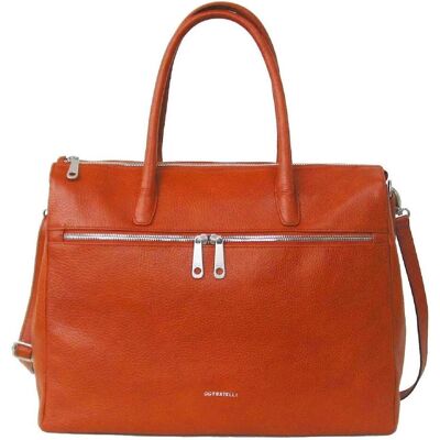 Gigi Fratelli Laptoptas Romance Business Leder - Orange (15"), Notebooktasche, Orange Gigi Fratelli Laptoptas Romance Business Leder - Orange (15"), Notebooktasche, Orange