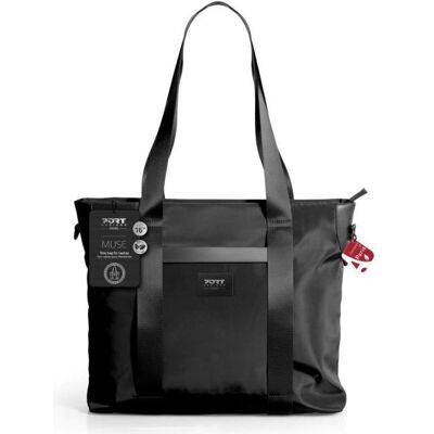 Port Designs Port Muse Laptop Tragetasche - 16" Eco, Schwarz (16"), Notebooktasche, Schwarz Port Designs Port Muse Laptop Tragetasche - 16" Eco, Schwarz (16"), Notebooktasche, Schwarz