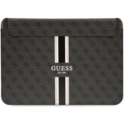 Guess PU 4G bedruckte Streifen-Computerhülle 16" Schwarz (16", Apple), Notebooktasche, Schwarz Guess PU 4G bedruckte Streifen-Computerhülle 16" Schwarz (16", Apple), Notebooktasche, Schwarz