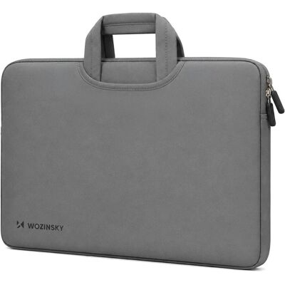 Wozinsky WNT-15G 15,6"-Laptoptasche mit ausziehbarem Neoprengriff – Grau (15.60"), Notebooktasche, Silber, Grau Wozinsky WNT-15G 15,6"-Laptoptasche mit ausziehbarem Neoprengriff – Grau (15.60"), Notebooktasche, Silber, Grau