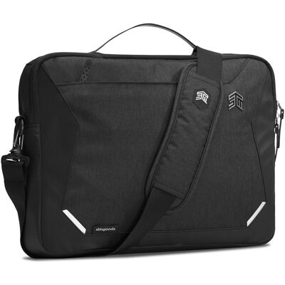 STM Myth laptop brief - geschikt voor MacBook 13 & 14 inch - extra bescherming - waterafstotend - zwart (14", Universal), Notebooktasche, Schwarz STM Myth laptop brief - geschikt voor MacBook 13 & 14 inch - extra bescherming - waterafstotend - zwart (14", Universal), Notebooktasche, Schwarz
