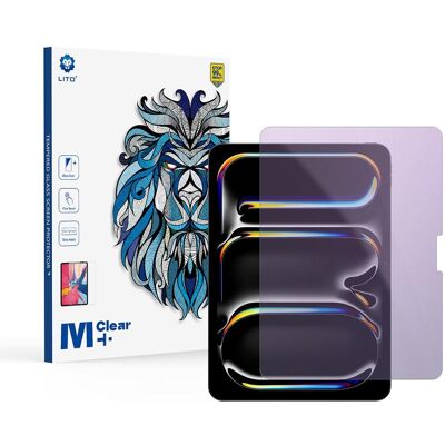 Lito - 2.5D Classic Glass Anti-Blue Light - iPad Pro 11 (2024) - Clear (Apple iPad Pro 11 2024, Apple iPad Pro 11 2025), Tablet Schutzfolie Lito - 2.5D Classic Glass Anti-Blue Light - iPad Pro 11 (2024) - Clear (Apple iPad Pro 11 2024, Apple iPad Pro 11 2025), Tablet Schutzfolie