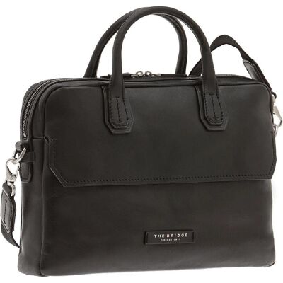 The Vegan Cow Bridge Williamsburg Briefcase black (15.60"), Notebooktasche, Schwarz The Vegan Cow Bridge Williamsburg Briefcase black (15.60"), Notebooktasche, Schwarz