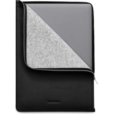 Woolnut 15-Zoll-MacBook-Air-Leder-Folio-Hülle, schwarz (15", Apple), Notebooktasche, Schwarz Woolnut 15-Zoll-MacBook-Air-Leder-Folio-Hülle, schwarz (15", Apple), Notebooktasche, Schwarz