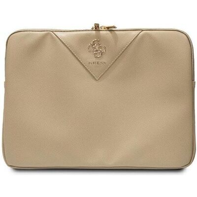 Guess Sleeve GUCS14ZPGSTEGD 14" złoty/light gold Triangle 4G (14"), Notebooktasche, Gold Guess Sleeve GUCS14ZPGSTEGD 14" złoty/light gold Triangle 4G (14"), Notebooktasche, Gold