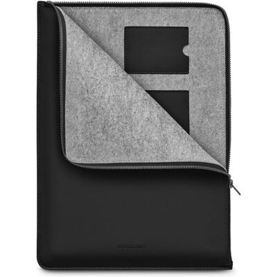 Woolnut beschichtetes Folio für MacBook Pro 16"", schwarz (16", Apple), Notebooktasche, Schwarz Woolnut beschichtetes Folio für MacBook Pro 16"", schwarz (16", Apple), Notebooktasche, Schwarz