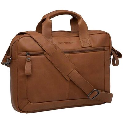 New Looxs Laptop -Tasche Neues Looxs Luko 7.5L - 42 x 6 x 30 cm - Made aus Luxusleder - Cognac (15"), Notebooktasche, Braun New Looxs Laptop -Tasche Neues Looxs Luko 7.5L - 42 x 6 x 30 cm - Made aus Luxusleder - Cognac (15"), Notebooktasche, Braun