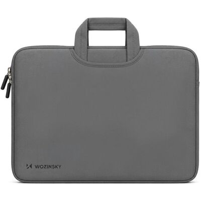 Wozinsky WNT-15G 15,6"-Laptoptasche mit ausziehbarem Neoprengriff – Grau (15.60"), Notebooktasche, Grau Wozinsky WNT-15G 15,6"-Laptoptasche mit ausziehbarem Neoprengriff – Grau (15.60"), Notebooktasche, Grau