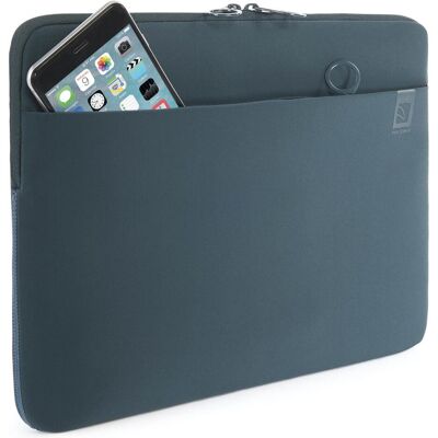 Tucano Top Second Skin (15", Apple), Notebooktasche, Schwarz, Blau Tucano Top Second Skin (15", Apple), Notebooktasche, Schwarz, Blau