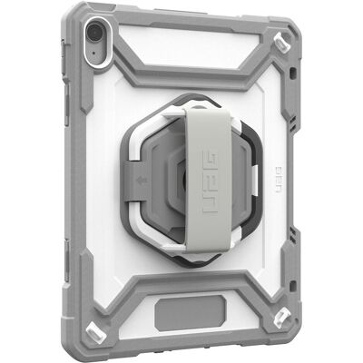 UAG Plasma Healthcare Handstrap, Kickstand & Screen Protection Case (Apple iPad 2022 (10. Gen), Apple iPad 2025 (11. Gen)), Tablet Hülle, Weiss, Grau UAG Plasma Healthcare Handstrap, Kickstand & Screen Protection Case (Apple iPad 2022 (10. Gen), Apple iPad 2025 (11. Gen)), Tablet Hülle, Weiss, Grau