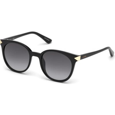 Guess Damen, Sonnenbrille, Frauen Brille Schwarz Rauch Rund Guess Damen, Sonnenbrille, Frauen Brille Schwarz Rauch Rund