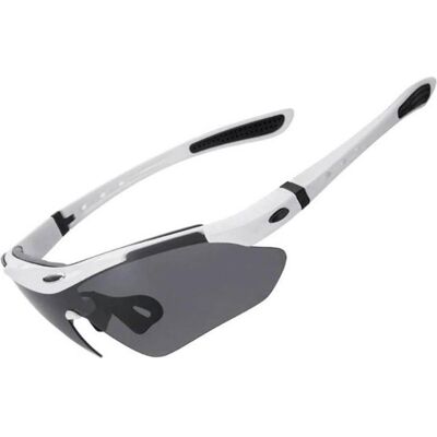Rockbros, Sportbrille, 10142 photochrome UV400-Fahrradbrille – weiss (Weiss, Photochromic UV400), Weiss Rockbros, Sportbrille, 10142 photochrome UV400-Fahrradbrille – weiss (Weiss, Photochromic UV400), Weiss