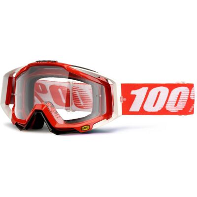 100%, Herren, Sportbrille, Racecraft Goggle (Rot, Rot), Rot 100%, Herren, Sportbrille, Racecraft Goggle (Rot, Rot), Rot