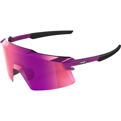 100%, Unisex, Sportbrille, Aerocraft (Gloss Purple Chrome, Lila, Pink, Purple Multilayer Mirror), Violett 100%, Unisex, Sportbrille, Aerocraft (Gloss Purple Chrome, Lila, Pink, Purple Multilayer Mirror), Violett