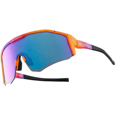 Rockbros, Unisex, Sportbrille, SP297 polarisierende Fahrradbrille – Lila (White with blue temples, Lila), Violett, Pink Rockbros, Unisex, Sportbrille, SP297 polarisierende Fahrradbrille – Lila (White with blue temples, Lila), Violett, Pink