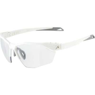 Alpina, Unisex, Sportbrille, Twist Six S HR V (White Matt, Varioflex Black Cat. 1-3), Weiss Alpina, Unisex, Sportbrille, Twist Six S HR V (White Matt, Varioflex Black Cat. 1-3), Weiss